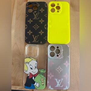 Louis Vuitton Multicolor iPhone 14 Pro Case Collection